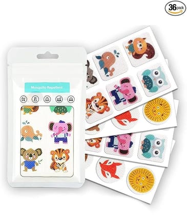 PANCHHI STORE Mosquito Repellent Patches Pack Of 36 Natural Repellent Mosquito Patches For Kids And Adults Deet Free