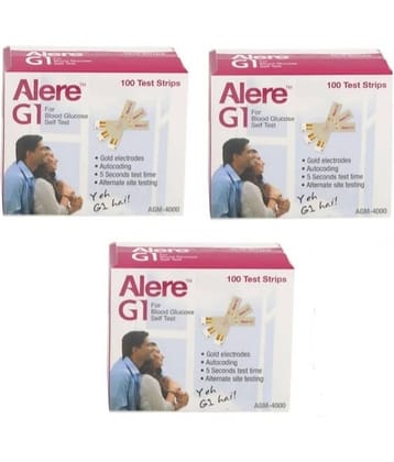 Alere G1 Test Strips 300 (3x100) Pack of 3