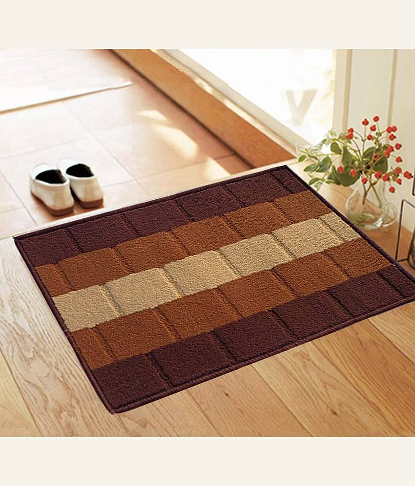 Status Brown Single Anti-skid Door Mat - ( 40 X 60cm )