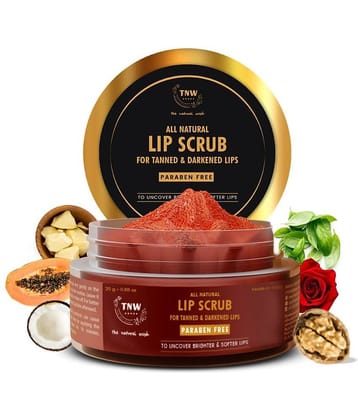 TNW - The Natural Wash Lip Scrub For Removing Dead Skin Cells & Pigentation, 25G