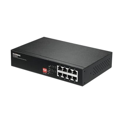 Edimax ES-1008PH V2 Long Range 8-Port Fast Ethernet Switch with 4 PoE+ Ports & DIP Switch Ports