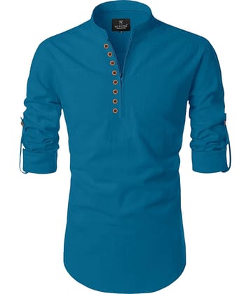 Nofilter Maroon Cotton Men's Regular Kurta ( Pack of 1 )