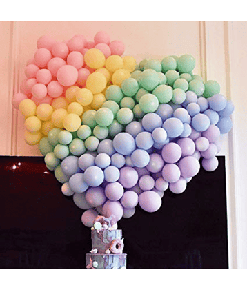 Jolly Party  Pastel Color Balloons - Pack of 100 (Lavender)