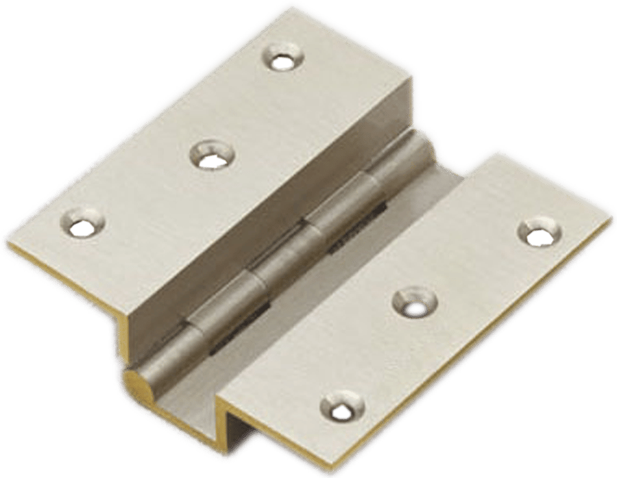 Premium Brass W 2in1 Smooth Hinges (Matt Finish with Side Gold Crush), Size: 75mm x 9mm x 19mm