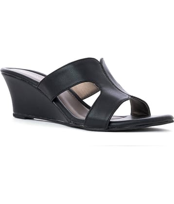 KHADIM - Black Women's Slip On Heels