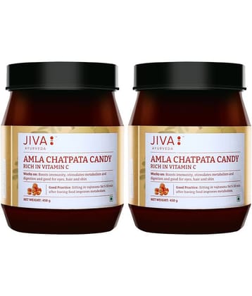 Jiva Ayurveda Chatpata Amla Candy Hard Candies -400g (Pack of 2)