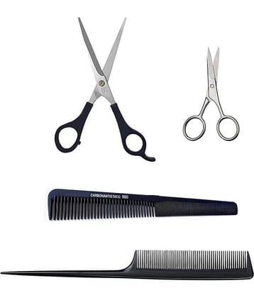 Verceys 2 Scissors 2 Combs Moustache Scissors