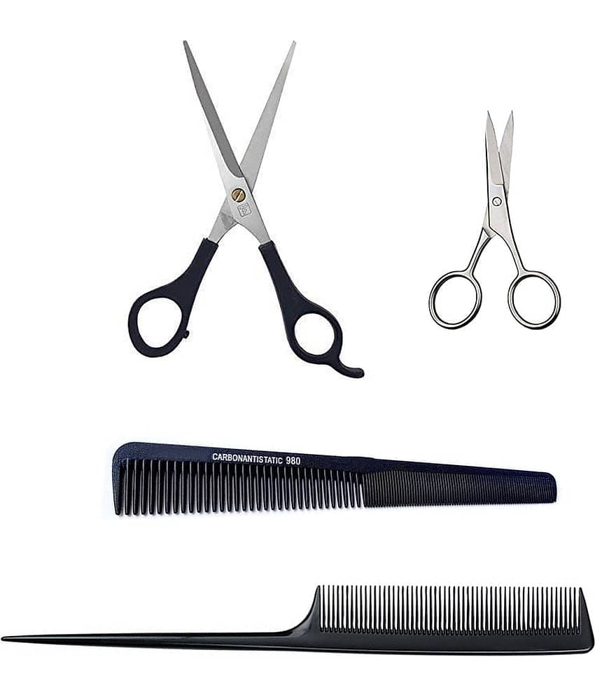 Verceys 2 Scissors 2 Combs Moustache Scissors