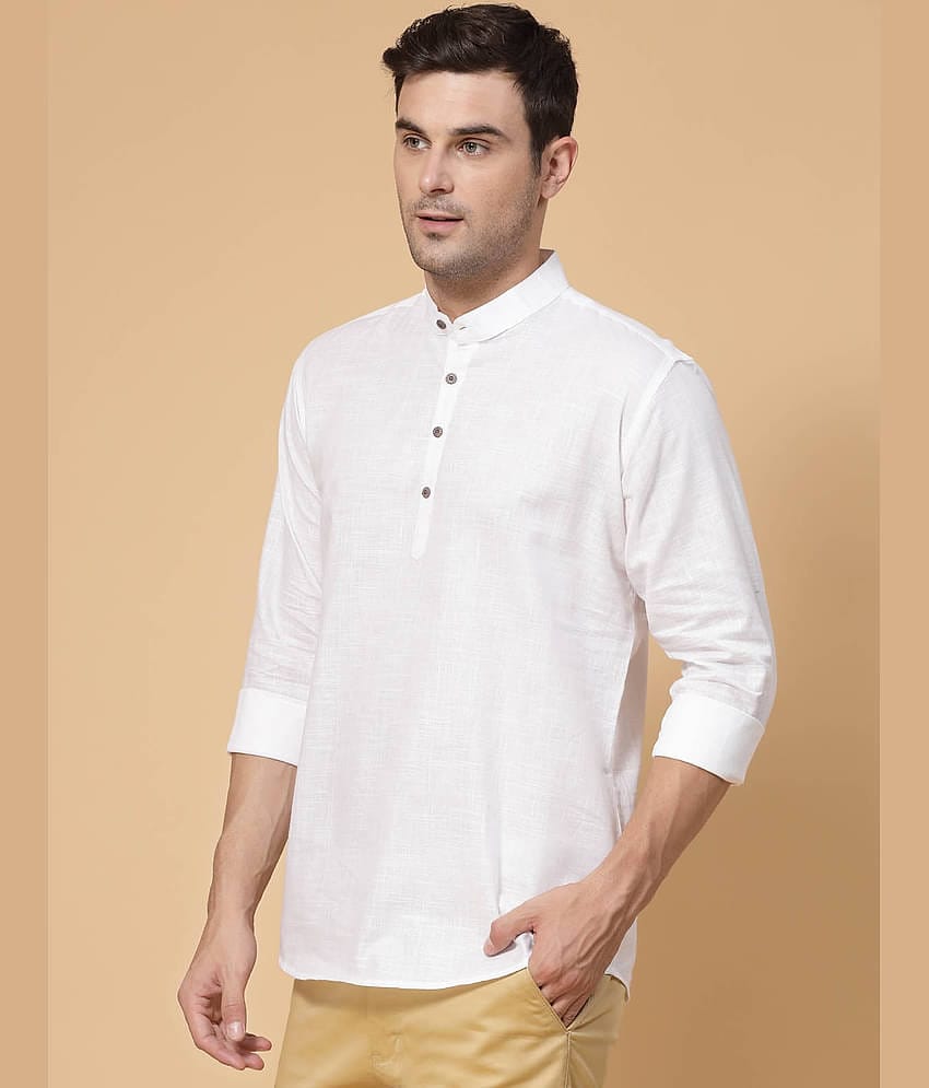 allan peter Green Cotton Men's Regular Kurta ( Pack of 1 )
