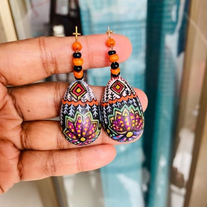 Or-Amor Handpainted Earrings