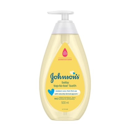 Johnson's Baby Top to Toe Baby Bath, 200ml