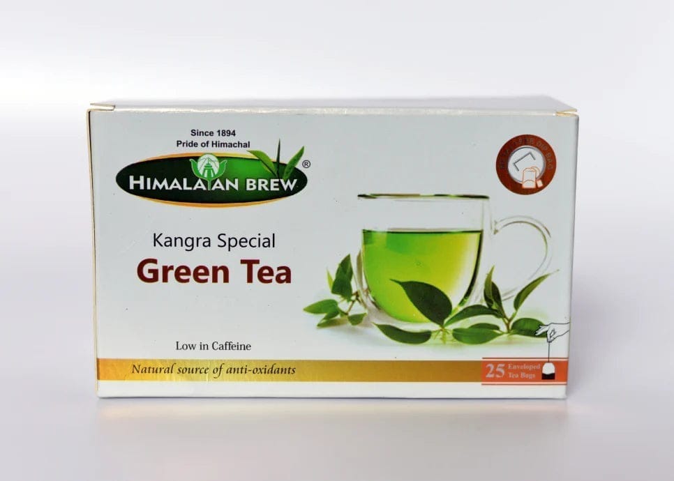 Himalayan Brew – Kangra Special Green Tea Bags (25 Bags)