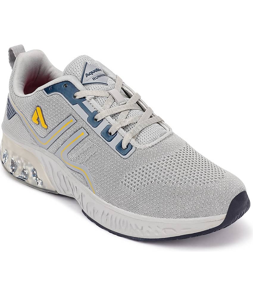 Aqualite Light Grey Men's Sports Running Shoes