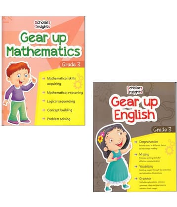 Scholars Insights Gear Up English & Maths Grade 3 (Set of 2)