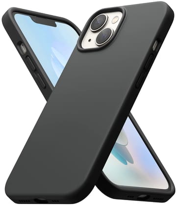 (Refurbished) Apple iPhone 14 Plus Back Cover Case | Silicone - Black