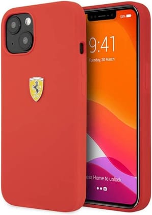 Premium Ferrari Phone Case By iSerieshub Compatible for iPhone-iPhone 14 Pro Max / Red