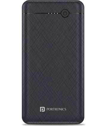 Portronics Power Brick II:10000mAh Power Bank ,D.Blue (POR 1213)