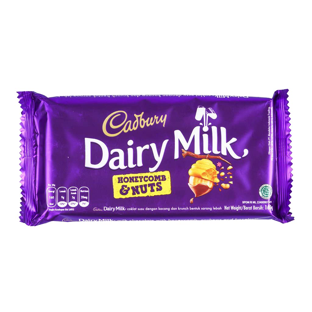 Cadbury Dairy Milk Honeycomb & Nuts, 165 G