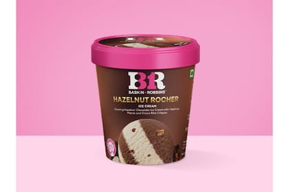 Hazelnut Rocher Ice cream (Factory sealed 450 ml)