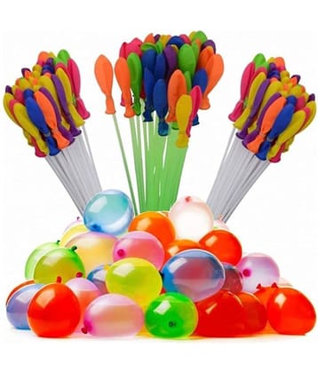 thriftkart Holi Magic Balloon | Set Of 3 Bunch | 111 Balloons | Multicolour