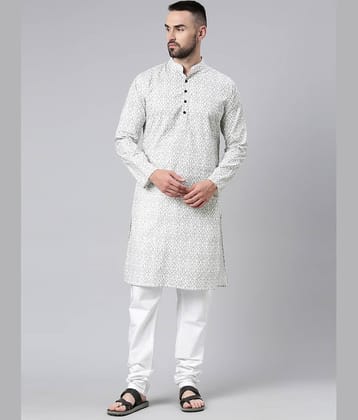 MAJESTIC MAN White Cotton Men's Regular Kurta ( Pack of 1 )