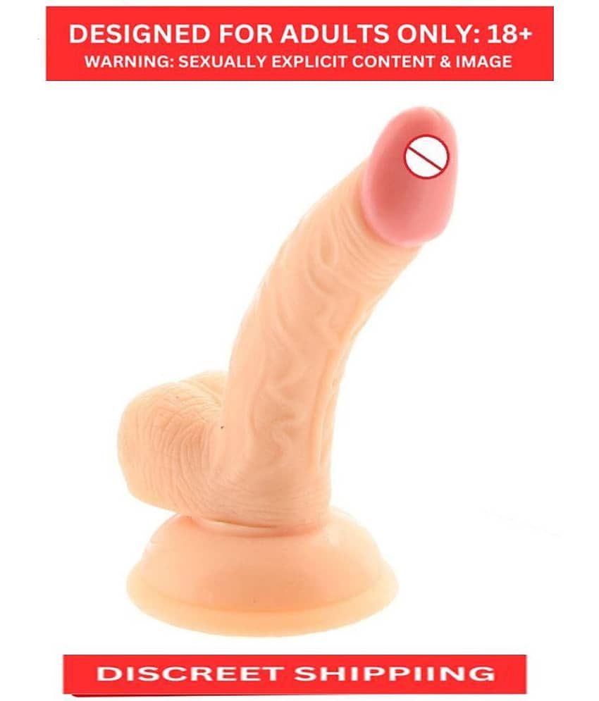 KNIGHTRIDERS PREMIUM QUALITY REALISTIC 5 INCH PINKHEAD CUR_VED STRONG SUCTION DILDO FOR WOMAN