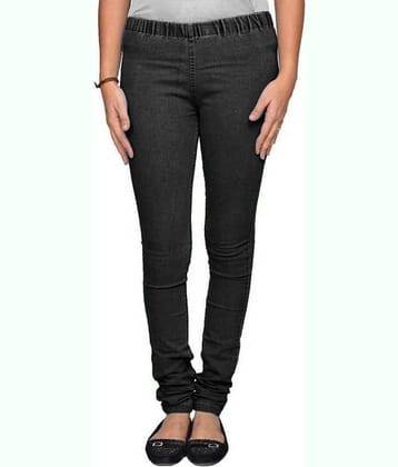 OuterWear - Black Denim Slim Fit Women's Jeans ( Pack of 1 )