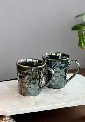Nightjar Moss Mugs-Set of 2