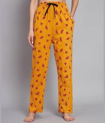 Canblar Yellow Cotton Womens Nightwear Pajamas ( Pack of 1 ) - None