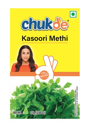 Chukde Spices Kasoori Methi/Dried fenugreek leaves 25g