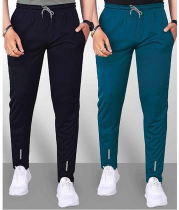 Gazal Fashions - Multicolor Polyester Men's Trackpants ( Pack of 2 )