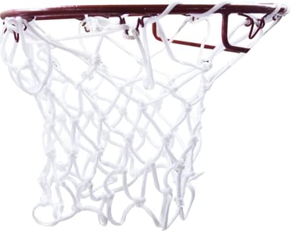 JJ Jonex Thick White Basketball Net (White)