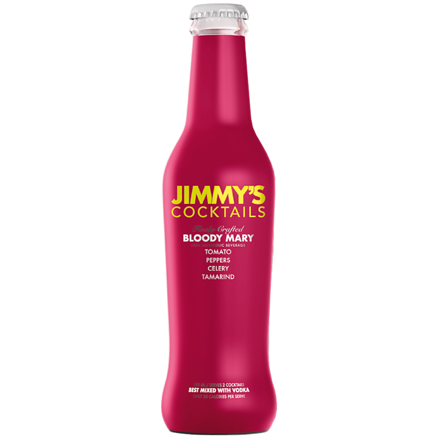 JIMMY'S COCKTAILS Bloody Mary Non Alcoholic Beverage - With Tomato, Peppers, Celery, Tamarind, 250 ml