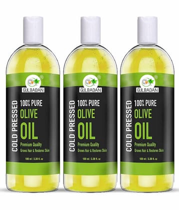 GULBADAN - Damage & Repair Olive Oil 100 ml ( Pack of 3 )