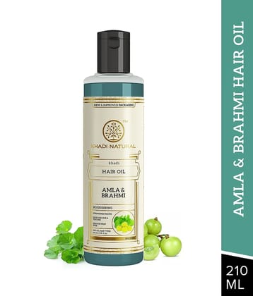 khadi natural Split-ends Treatment Brahmi Oil 210 ml ( Pack of 1 )