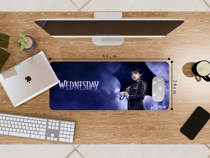 "Wednesday " Gaming Mousepad- Elevate Your Gaming Experience-Medium (28CM X 60CM)