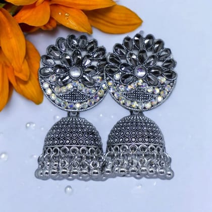 Silver Bells Jhumkis