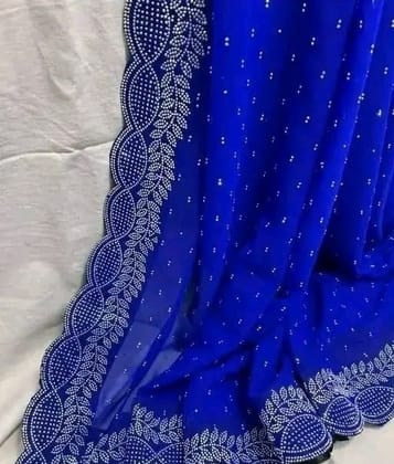 KRIVA  new fancy design stone saree