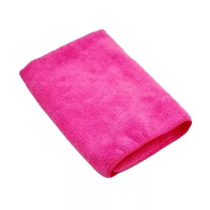 Pink Microfiber Towel Pack of 1 Pc
