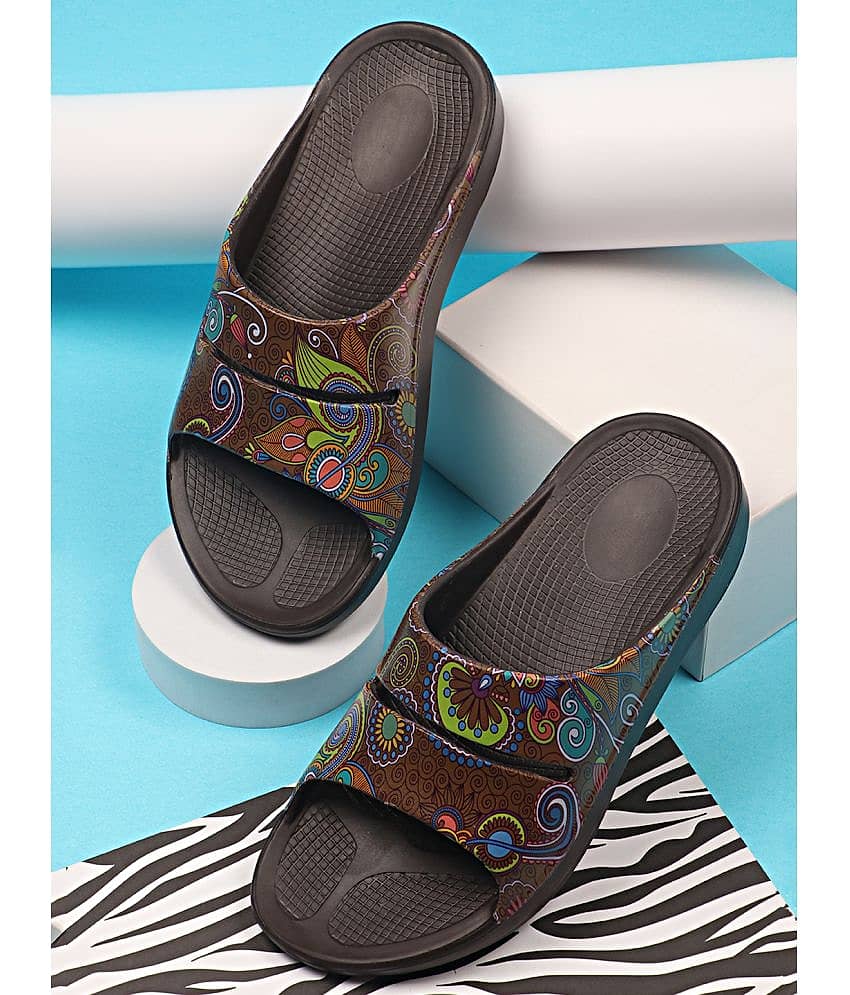 Neoz Bronze Women's Slide Flip Flop