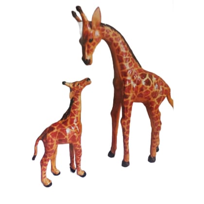 Leather Wooden & Wrought Iron Handmade Mother Baby Toy (6 Inch)