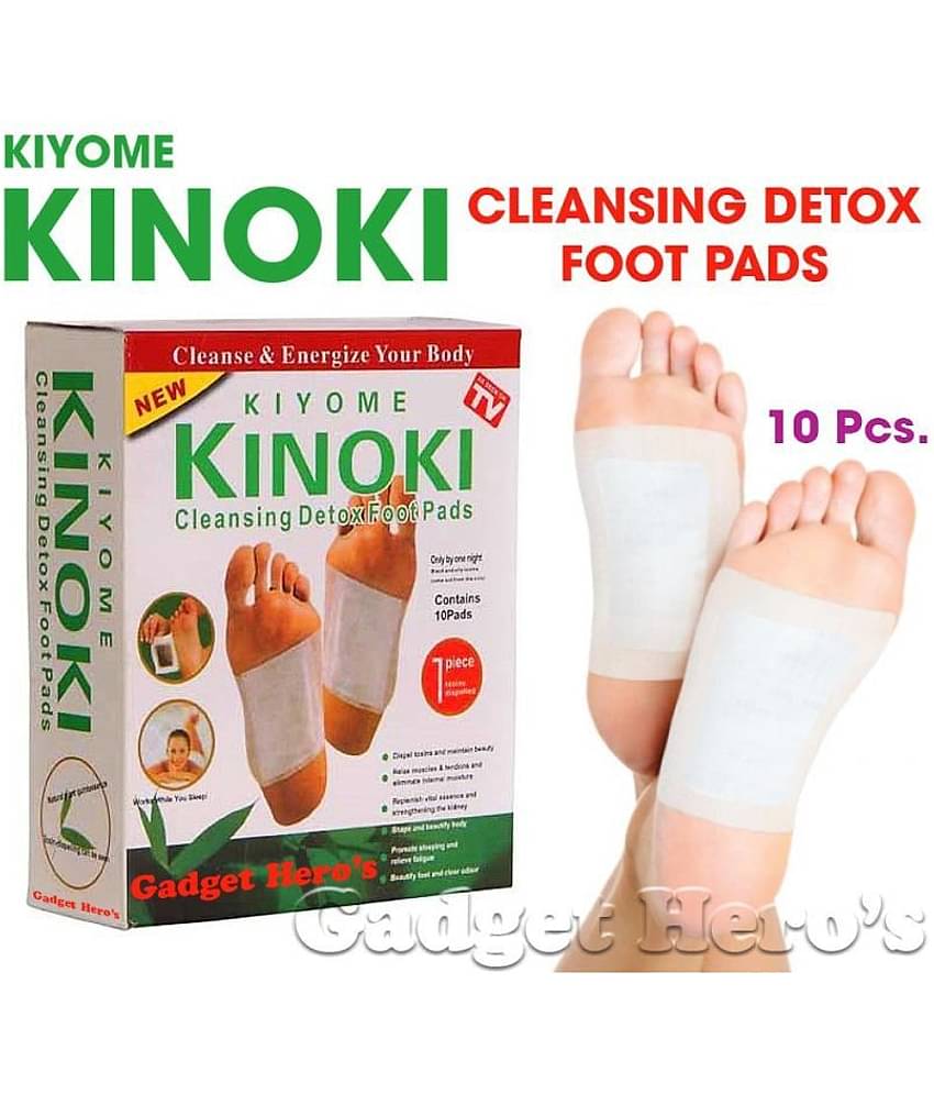 Euros Kinoki Cleansing Detox Foot Pads- 10Pcs Natural Unwanted Toxins Remover Free Size