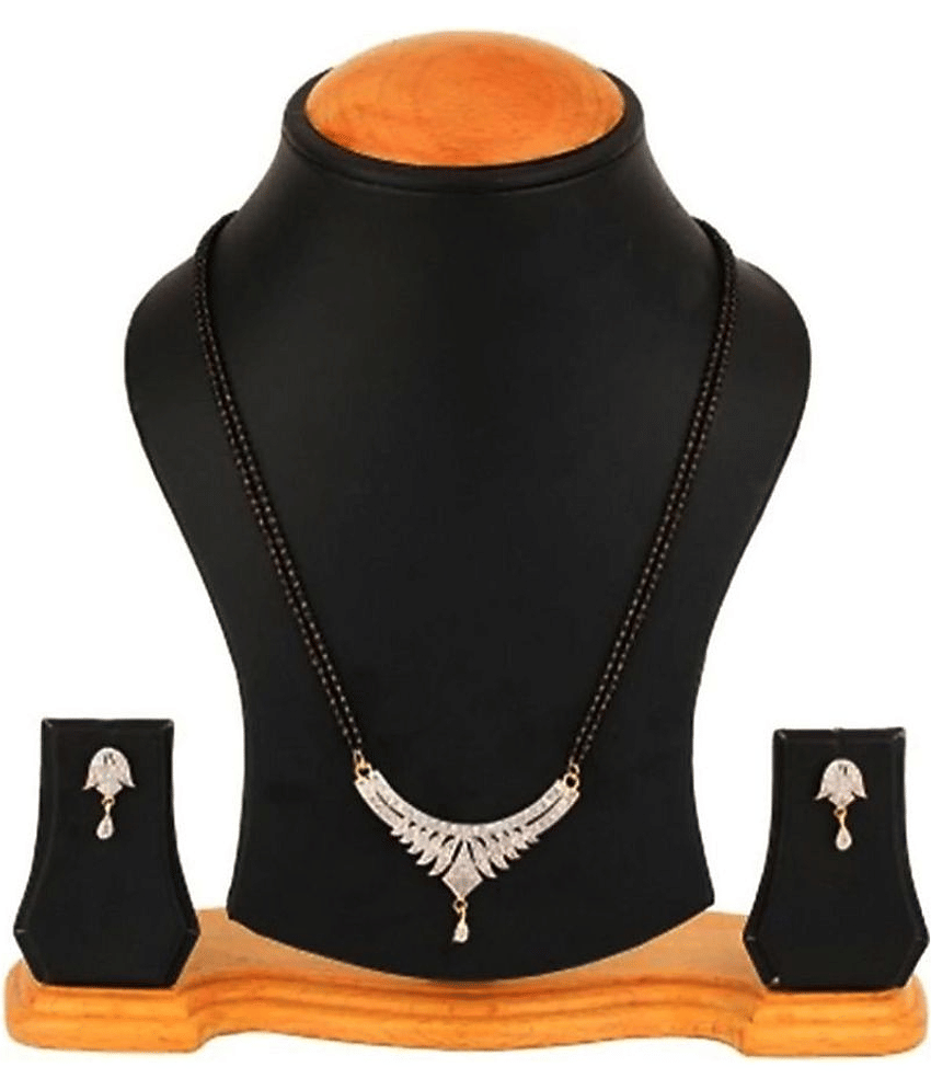 Sunhari Jewels Silver Mangalsutra Set ( Pack of 1 )