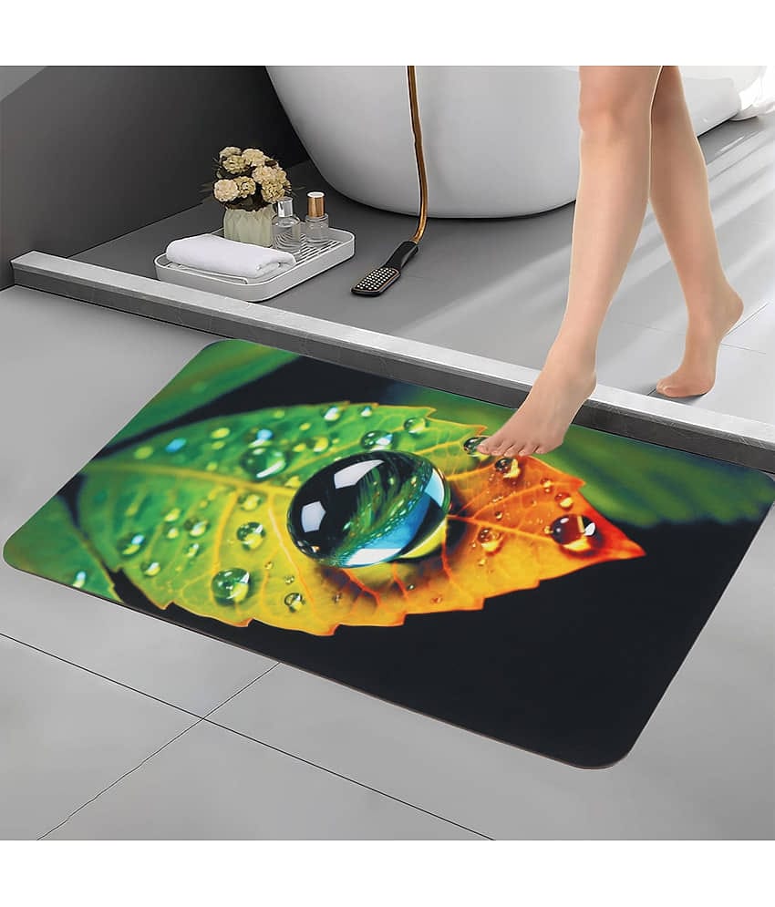 BELLA TRUE Anti-skid Rubber Bath Mat Other Sizes cm ( Pack of 1 ) - Silver