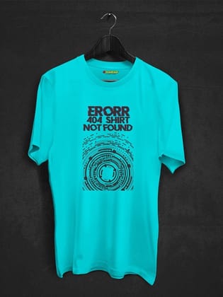 Erorr 404 Not Found IT Engineer T-shirt-Sky Blue / XS