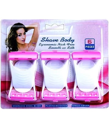 VESZON Body Skin Hair Removal Disposable Razor 6 Pcs