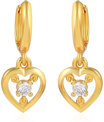 ADMIER Yellow Drop Earrings ( Pack of 1 )