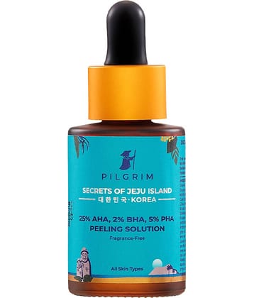 Pilgrim 25% Aha, 2% Bha, 5% Pha Peeling Solution Face Serum,For All Skin Type,30 Ml (pack Of 1)