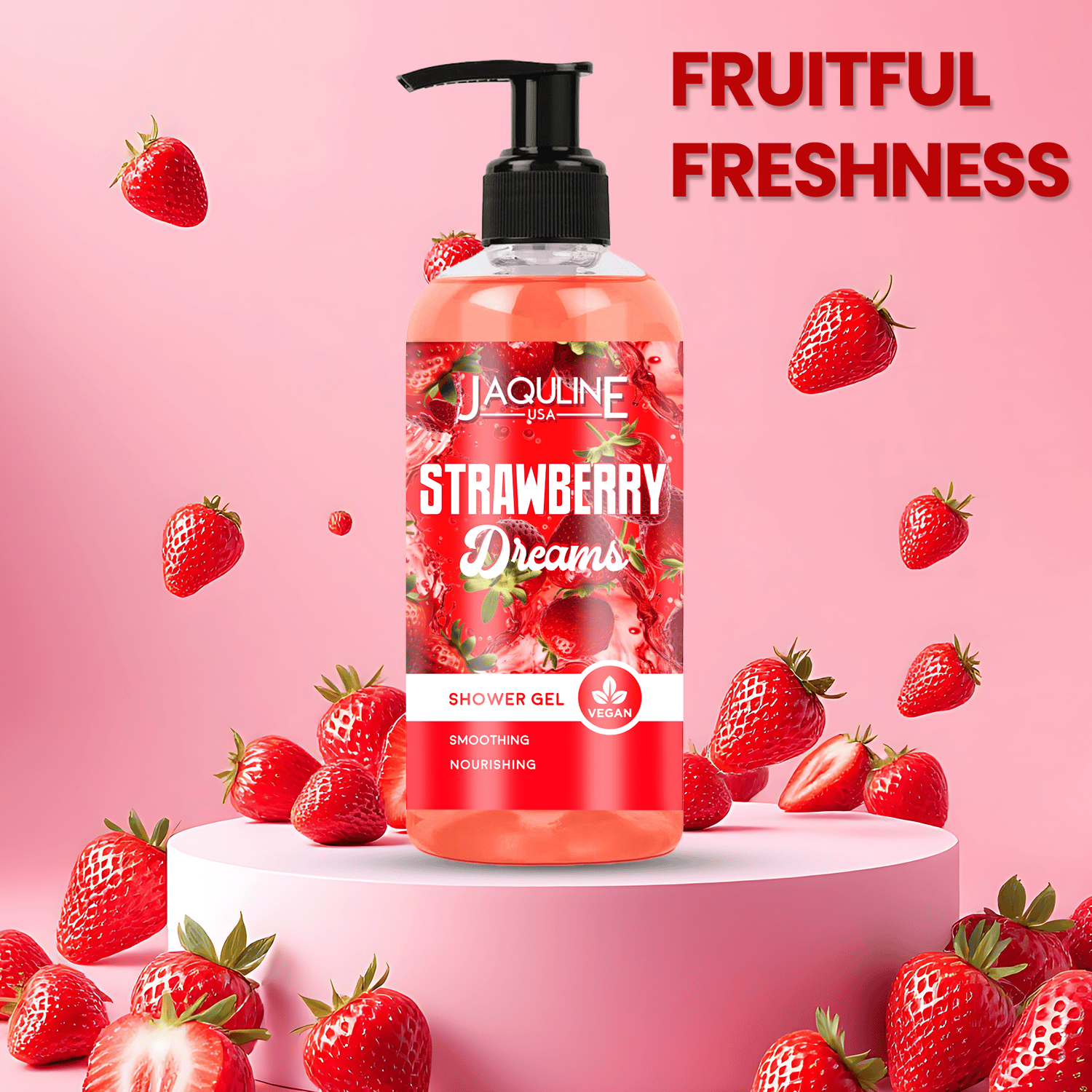 Jaquline USA Strawberry Dreams Shower Gel 250ml