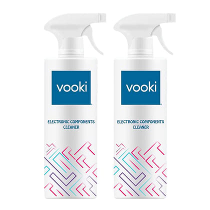 Vooki Electronic Components Cleaner Spray with Rapid Dry Technology - 500ml (Pack of 2)… Vooki Electronic Components Cleaner Spray with Rapid Dry Technology - 500ml (Pack of 2)…